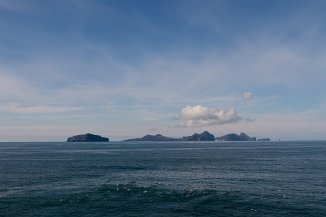 Blick auf die Vestmannaeyjar