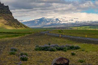 Blick auf den Mýrdalsjökull