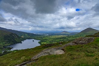 Healy Pass, view from Cork to Kerry county